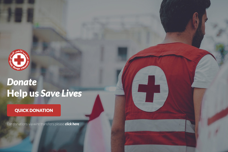 Donate here to the Lebanese Red Cross