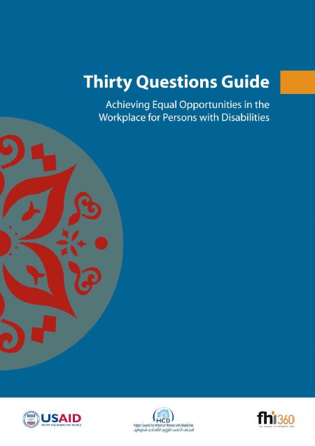 Thirty Questions Guide Achieveing Equal Opportunities In The Workplace For Persons With Disabilities