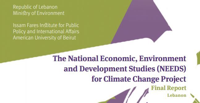 The National Economic, Environment And Development Studies (Needs) For Climate Change Project (Final Report) Lebanon - Ifi Report