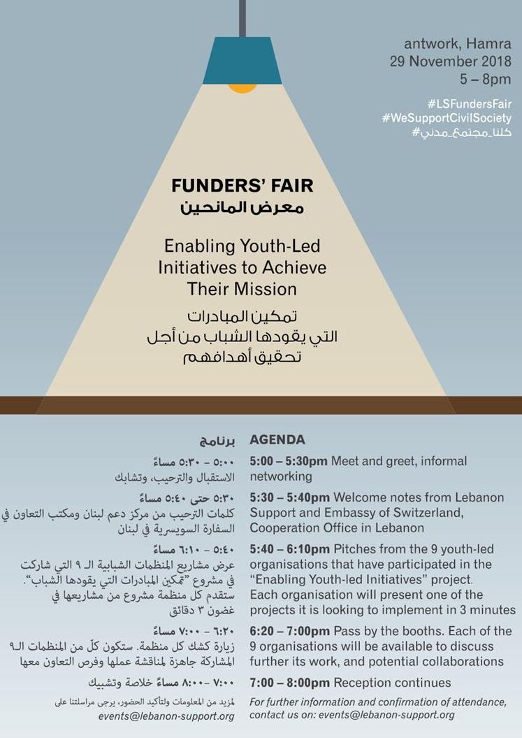 Funders’ Fair, Enabling Youth-Led Initiatives to Achieve Their Mission